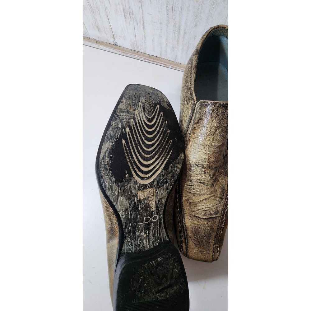 Aldo men's Leather @17 slip on shoes sz 10 - Picture 10 of 11